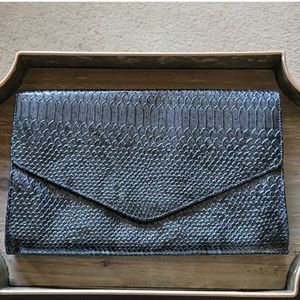 Oversized envelope clutch